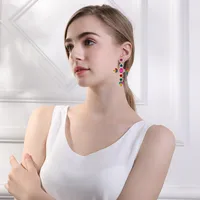 1 Pair Simple Style Classic Style Cross Zinc Alloy Drop Earrings main image 4