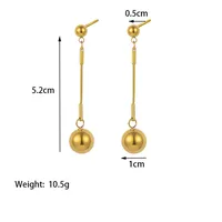 Casual Simple Style Commute Geometric 304 Stainless Steel Polishing Plating 18K Gold Plated Women's Bracelets Earrings Necklace main image 4