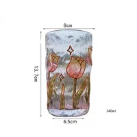 Pastoral Flower Glass Glass 1 Piece main image 2