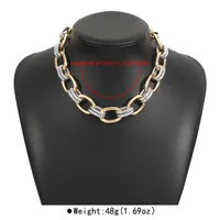 Simple Style Commute Geometric Alloy Iron Aluminum Plating Women's Bracelets Necklace sku image 1