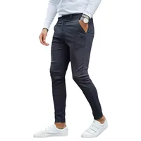 Men's Digital Print Slim Fit Mid - Rise Pencil Pants, Casual Fashion Spring Fall Long Trousers main image 4