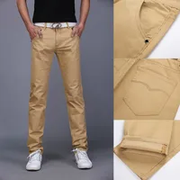 Men's Summer Casual Trousers - Korean Style Slim Fit Straight Leg Lightweight Office Pants For Youth, Trendy & Versatile main image 2