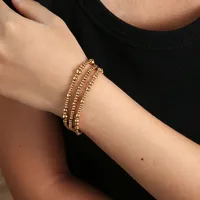 Simple Style Classic Style Geometric 304 Stainless Steel Plating Women's Bracelets main image 3