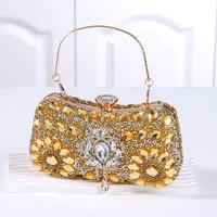Black Silver Gold Polyester Geometric Rhinestone Square main image 2