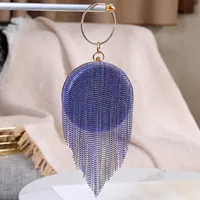 Black Silver Gold Cloth Solid Color Tassel Round main image 4