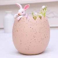 1 Piece Rabbit Egg Shell Home Festival Easter Resin Cartoon Style Cute main image 2