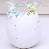 1 Piece Rabbit Egg Shell Home Festival Easter Resin Cartoon Style Cute main image 3