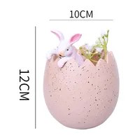 1 Piece Rabbit Egg Shell Home Festival Easter Resin Cartoon Style Cute sku image 2