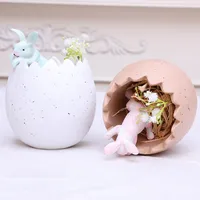 1 Piece Rabbit Egg Shell Home Festival Easter Resin Cartoon Style Cute main image 4