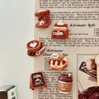 Cute Sweet Letter Cake Resin Refrigerator Magnet Artificial Decorations main image 5