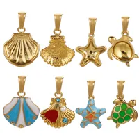 1 Piece 304 Stainless Steel Tortoise Shell Jewelry Accessories main image 2