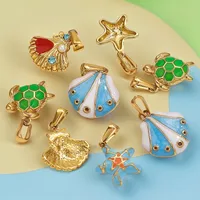 1 Piece 304 Stainless Steel Tortoise Shell Jewelry Accessories main image 1