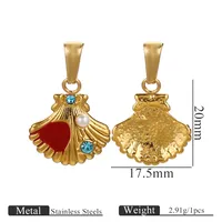 1 Piece 304 Stainless Steel Tortoise Shell Jewelry Accessories sku image 3