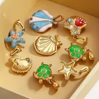 1 Piece 304 Stainless Steel Tortoise Shell Jewelry Accessories main image 3