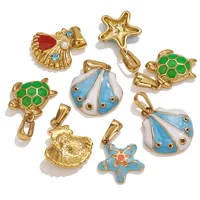 1 Piece 304 Stainless Steel Tortoise Shell Jewelry Accessories main image 4