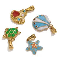 1 Piece 304 Stainless Steel Tortoise Shell Jewelry Accessories main image 5