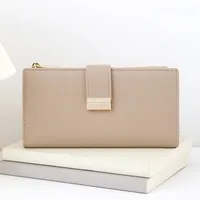 Women's Solid Color Pu Magnetic Buckle main image 2