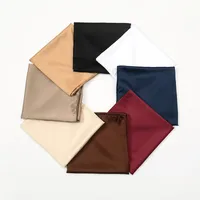Women's Vacation Simple Style Solid Color Satin Solid Color Silk Scarf main image 2