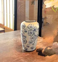 Chinoiserie Flower Ceramics Vase sku image 4