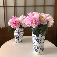 Chinoiserie Flower Ceramics Vase main image 3