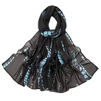 Women's Vacation Simple Style Color Block Chiffon Kerchief main image 4