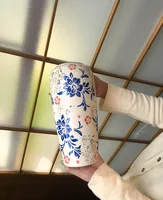 Chinoiserie Flower Ceramics Vase sku image 1