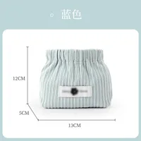 Casual Simple Style Solid Color Corduroy Storage Bag sku image 2