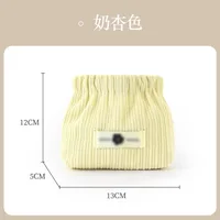 Casual Simple Style Solid Color Corduroy Storage Bag sku image 6