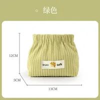 Casual Simple Style Solid Color Corduroy Storage Bag sku image 10