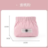 Casual Simple Style Solid Color Corduroy Storage Bag sku image 7