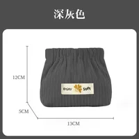 Casual Simple Style Solid Color Corduroy Storage Bag sku image 15