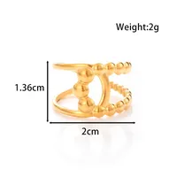 French Style Simple Style Geometric 304 Stainless Steel Unisex Jewelry Set sku image 1