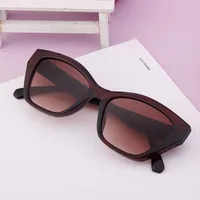 Vacation Classic Style Solid Color Pc Cat Eye Full Frame Glasses main image 3