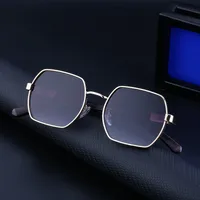 Retro Classic Style Solid Color Pc Square Full Frame Glasses main image 3