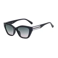 Vacation Classic Style Solid Color Pc Cat Eye Full Frame Glasses sku image 3