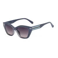 Vacation Classic Style Solid Color Pc Cat Eye Full Frame Glasses sku image 4