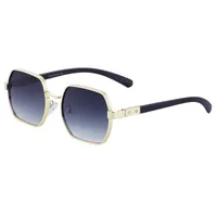 Retro Classic Style Solid Color Pc Square Full Frame Glasses sku image 3