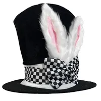 Cute Bunny Ears Dense Velvet Nonwoven Outdoor Decoration main image 4