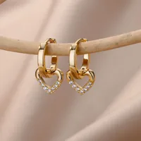 1 Pair Elegant Simple Style Geometric Copper Earrings main image 5