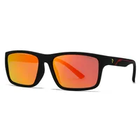 Casual Solid Color PC Polarized Light Square Full Frame Glasses main image 2