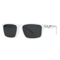 Casual Solid Color PC Polarized Light Square Full Frame Glasses main image 3