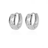 1 Pair Elegant Simple Style Geometric Copper Earrings sku image 5