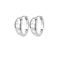 1 Pair Elegant Simple Style Geometric Copper Earrings sku image 3