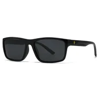 Casual Solid Color PC Polarized Light Square Full Frame Glasses sku image 5