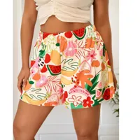 Women's Daily Casual Tropical Flower Shorts Shorts main image 3