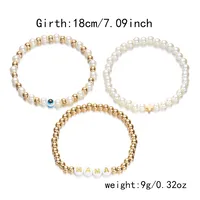 Retro Modern Style Artistic Letter Synthetic Resin Soft Clay Mother'S Day Unisex Bracelets sku image 2