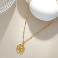 Romantic Simple Style Heart Shape Wings Lock 304 Stainless Steel Women's Pendant Necklace main image 6