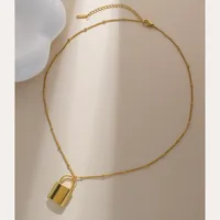 Romantic Simple Style Heart Shape Wings Lock 304 Stainless Steel Women's Pendant Necklace main image 4