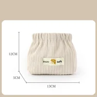 Casual Simple Style Solid Color Corduroy Storage Bag main image 5