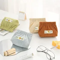 Casual Simple Style Solid Color Corduroy Storage Bag main image 1